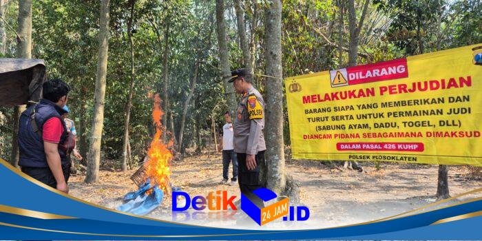 Respon cepat Polsek Plosoklaten lakukan Patrolii, lokasi Diduga Arena Sabung Ayam di Plosorejo