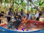 Tanggap Darurat Kekeringan, Polres Bojonegoro Pasok Air Bersih ke Kecamatan Dander