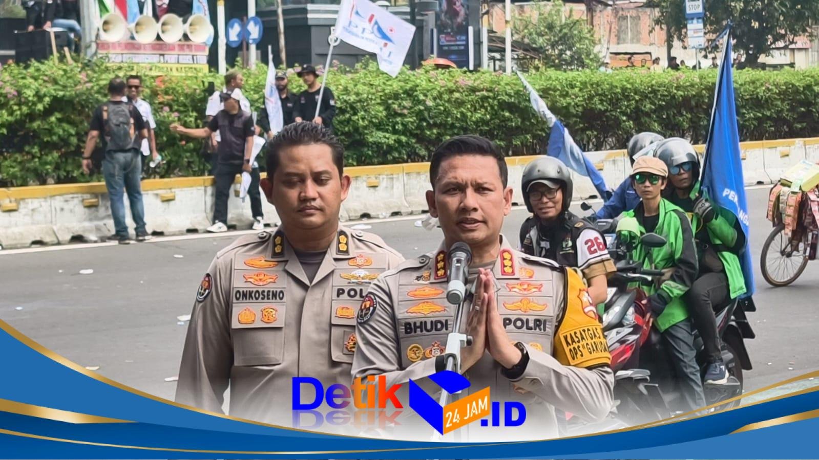 Polda Metro Jaya Apresiasi KBPBI dan KSPSI Sampaikan Aspirasi dengan Tertib