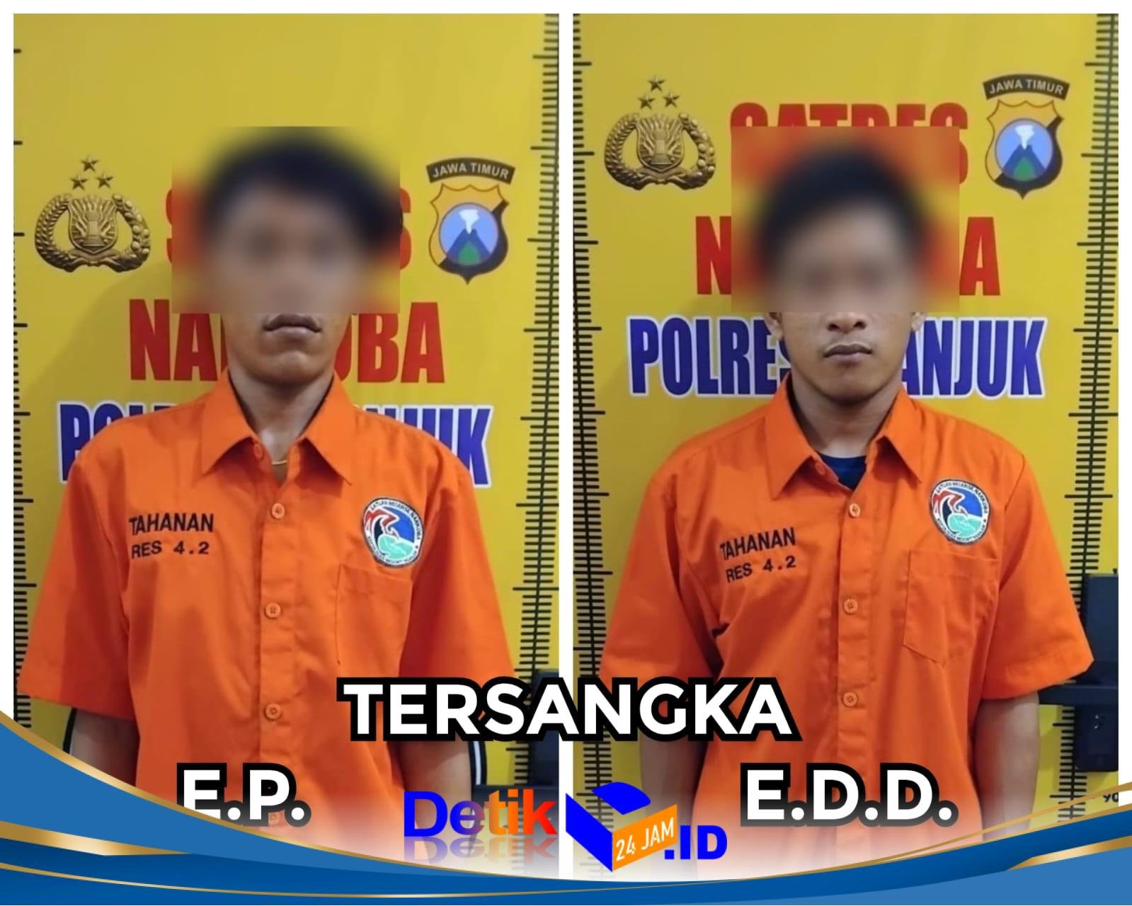 Satresnarkoba Polres Nganjuk Ungkap Peredaran Sabu di Ngronggot, Dua Pria Diamankan